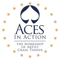 Aces In Action logo - the Workshop of Artist Craig Tinder